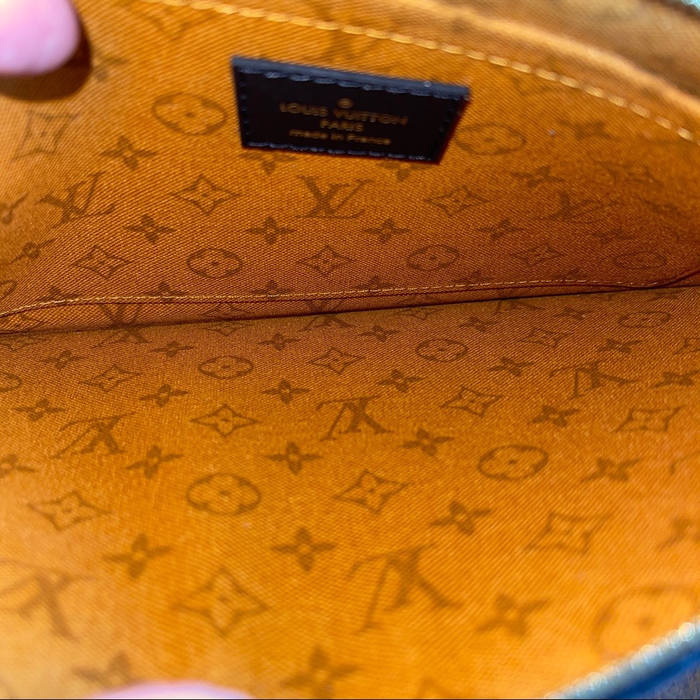 Louis Vuitton Limited Edition Orange/Black Monogram Crafty Neverfull MM … - Picture 13 of 16